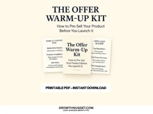 Pre-Launch Sales System – Convert Engagement into Early Sales for Entrepreneurs – Build Momentum Before Your Product Launch