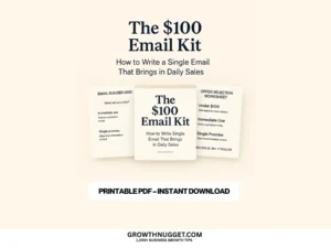 Daily Sales Email Strategy – Simple Email Template for Entrepreneurs – Boost Marketing with Effective Messaging